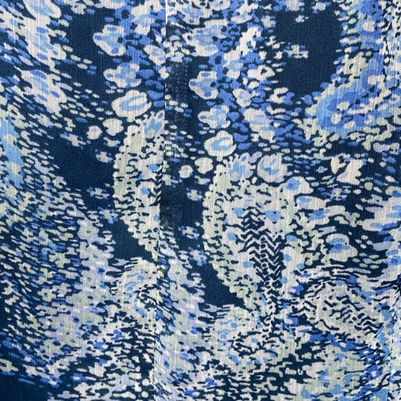 NWT Joie Women's Printed Long Sleeve Tiered Maxi Dress LARGE Parisian Paisley - Picture 8 of 13